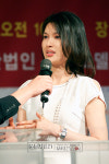 한류윅스 출범식에 참석한 오미란