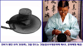 중요무형문화재 갓일, 망건장, 탕건장 보유자 인정