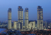 포스코건설, 송도 더샾 퍼스트월드 점등행사