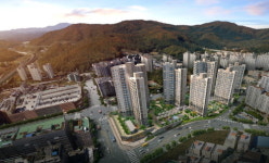 오래 기다렸다. 오랜만에 아파트 나오는 곳 어디