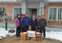 건품연, 나포지역 경로당에 쌀 전달