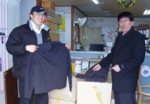 동구, 노숙자 쉼터에 점퍼 전달