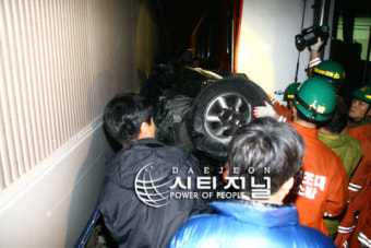 <속보>대전, 만취 운전자 철길위 주행 대형참사 부를 뻔
