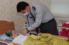 중부소방서, 노인요양시설 자원봉사