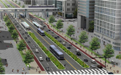 세종시~대전 대덕테크노밸리간 국내최초 신교통형 BRT 도입
