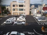 남산중앙시장 북측 주차장 완공