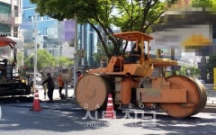 대덕대로 공사, 출퇴근 시간 맞물려 시민들 불편
