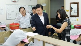 장종태 서구청장, 중소기업 현장방문