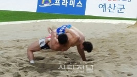 설날장사씨름대회 김성용 태백장사로 등극