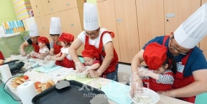 아빠랑 같이 요리했어요