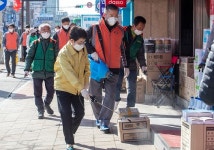 한국타이어앤테크놀로지(주), 대덕구 신탄진서 코로나19 확산방지 방역 봉사