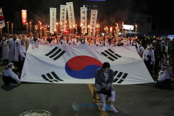 4년 만에 대면으로 천안 아우내 봉화제 열려
