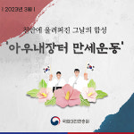 대전 현충원 이달의 영웅 스토리 아우내 장터 만세 운동 선정