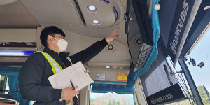 행락철 앞두고 전세 버스 안전 사고 예방 위한 일제 점검