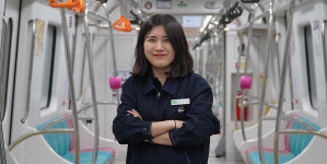 대전 교통공사 유일 여성 기관사 첫 운전