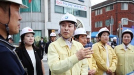 전문학 서구청장, 탄방동 행정복지센터 신축 공사 현장 점검
