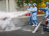 경산소방서, 그린피스유호농장 합동소방훈련