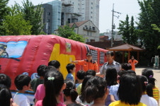 은평소방서, 녹번초등학교 119이동안전체험교실 운영