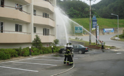 울진소방서 벽산덕구온천콘도 민 · 관 합동소방훈련