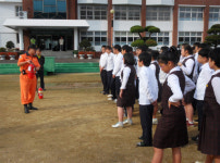 포항북부소방서, 남정중학교 합동소방훈련 실시