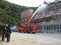 포항북부소방서, 리라유치원 합동소방훈련 실시