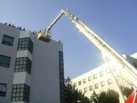 경산소방서, 대구국군통합병원 합동소방훈련 실시