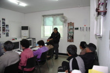 칠곡소방서, 시각장애인 소방안전교육 실시