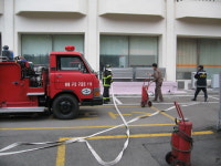 울진소방서, 온정119안전센터 합동소방훈련