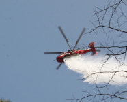 울진소방서, 원남면 산불 진압