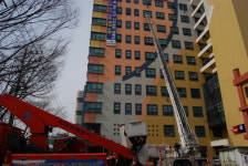 광주남부소방서, 고층아파트 합동소방훈련 실시