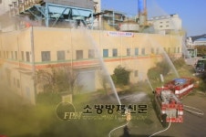 부산사하소방서, 폐기물 처리시설 재난대비 긴급구조훈련 실시