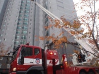 광주 광산소방서, 겨울철 대비 고층건축물 소방훈련 실시