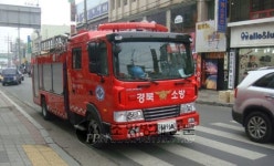 하양119안전센터, 불법주정차 단속 및 소방통로확보훈련 실시