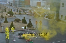 제천소방서, 관내 기업체와 합동소방훈련 실시