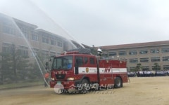 광양소방서, 제철고등학교와 합동소방훈련 실시