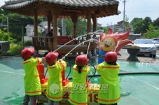 금산소방서, 죽당어린이집 소방안전교육 실시