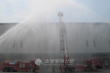 군포소방서, 복합물류센터 광역3호 훈련 실시