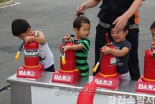 강진소방서, 은파어린이집 초청 소방서 견학 실시