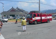 순천소방서, 구례119안전센터 소방차 기동훈련 실시