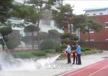 순천소방서, 구례북초등학교와 공공기관 합동훈련 실시