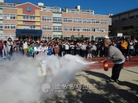 순천소방서,풍덕초등학교 합동소방훈련 실시