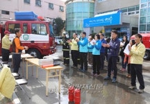 여수소방서, 소라119 율촌면사무소와 합동소방훈련