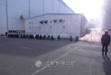순천소방서, 하이스코 합동소방훈련 실시