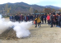 순천 승주119안전센터, 승주중학교 합동소방훈련 실시