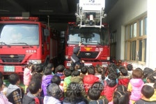 순천소방서, 새싹유치원 소화기ㆍ소화전 체험교육 실시