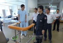 화성소방서장 노인요양시설 현장지도방문 실시