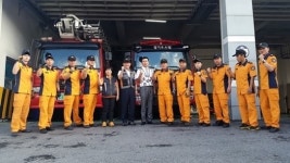 김동규 도의원 파주소방서 소방활동체험 실시