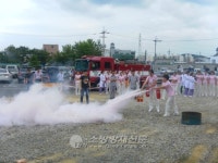 순천소방서, 대형화재취약대상 한국병원과 합동소방훈련 실시