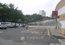여수소방서, 구봉초등학교 합동소방훈련 실시