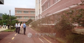 순천소방서, 순천전자고등학교 합동소방훈련 실시